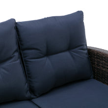 Load image into Gallery viewer, 6 PCS Rattan Sectional Set and table with storage