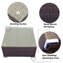 Load image into Gallery viewer, 3 Piece Patio Sectional Wicker Rattan Outdoor Furniture Sofa Set