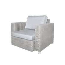 Load image into Gallery viewer, 5 Piece Rattan Sectional Seating Group with Cushions (Color:LIGHT GREY)