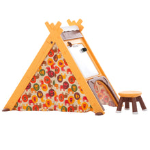 Load image into Gallery viewer, Kids Play Tent - 4 in 1 Teepee Tent with Stool and Climber, Foldable Playhouse Tent for Boys & Girls