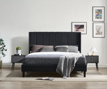 Load image into Gallery viewer, Modern Bedside Tables Set of 2,Nightstand with Storage Drawer -Chic Simple Assembly End Side Table,Sofa Table,for bedroom/living room/office (2 pcs,dark grey)