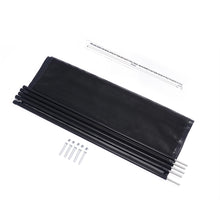 Load image into Gallery viewer, 12x4 Ft Outdoor Pool Fence With Section Kit,Removable Mesh Barrier,For Inground Pools,Garden And Patio,Black