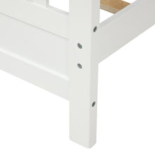 Load image into Gallery viewer, Wood Platform Bed with Headboard and Footboard, Full (White)