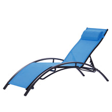 Load image into Gallery viewer, 2PCS Set Chaise Lounges Outdoor Lounge Chair Lounger Recliner Chair For Patio Lawn Beach Pool Side Sunbathing