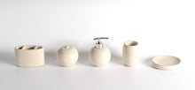 Load image into Gallery viewer, Concrete terrazzo Bath Accessory Set,White Sandstone Color