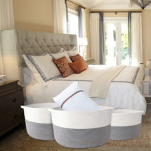 Load image into Gallery viewer, 3 Piece Laundry Hamper Set