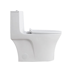 Load image into Gallery viewer, 1.28 GPM (Water Efficient) One-Piece Elongated Toilet, Soft Close Seat Included (cUPC Approved) - 28"x15"x28"