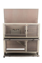 Load image into Gallery viewer, Wooden Pet House With wheels RH430