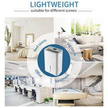 Load image into Gallery viewer, 4,500 Sq. Ft. Dehumidifier with 4L Water Tank, Auto or Manual Drain, Auto Shutoff Portable 50 Pint Dehumidifier for Large to Extra Large Rooms and Basements