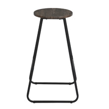 Load image into Gallery viewer, 27 Inch Counter Height Bar Stools Set of 2, Armless Counter Stools MDF Seat with Metal Legs for Dining Room Kithchen Bar