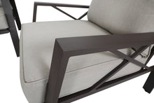 Load image into Gallery viewer, 4 pcs Aluminum Patio Sofa set with Cushion,KD
