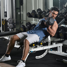 Load image into Gallery viewer, (Total 44lbs, 22lbs each) Weights dumbbells set, Dumbbells for for Men, Women - Vinyl Dumbbell Set for Gym, Home Workout. Pair, black