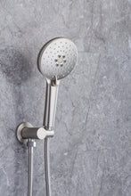 Load image into Gallery viewer, Tub Shower Faucets Sets Complete Bathtub Faucet Set Brushed Nickel Bathtub Shower System with Tub Spout, Bathroom Tub and Shower Faucet Combo Trim Kit with Rough-in Valve
