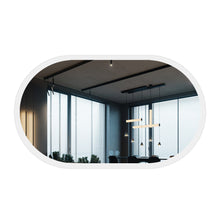 Load image into Gallery viewer, 24*40 Inch Bathroom Mirror with Lights, Anti Fog Dimmable LED Mirror for Wall Touch Control, Frameless Oval Smart Vanity Mirror Horizontal Hanging