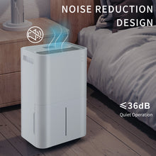 Load image into Gallery viewer, 4,500 Sq. Ft. Dehumidifier with 4L Water Tank, Auto or Manual Drain, Auto Shutoff Portable 50 Pint Dehumidifier for Large to Extra Large Rooms and Basements