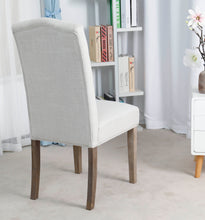 Load image into Gallery viewer, BTExpert French High Back Tufted Upholstered Dining Chair