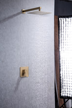 Load image into Gallery viewer, 10 Inch Rain Shower Head System Shower Combo Set Bathroom Wall Mount Mixer Shower Faucet Rough-In Valve and Shower Arm Included