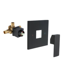 Load image into Gallery viewer, 10 Inch Rain Shower Head System Shower Combo Set Bathroom Wall Mount Mixer Shower Faucet Rough-In Valve and Shower Arm Included