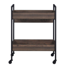 Load image into Gallery viewer, ACME Jerrick Serving Cart, Walnut & Black Finish AC00326