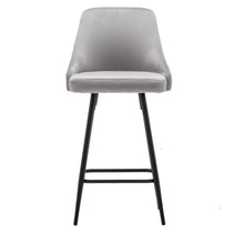 Load image into Gallery viewer, BTExpert Afia Upholstered Modern Barstool Stool Bar Chair