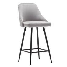 Load image into Gallery viewer, BTExpert Afia Upholstered Modern Barstool Stool Bar Chair