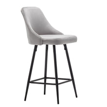 Load image into Gallery viewer, BTExpert Afia Upholstered Modern Barstool Stool Bar Chair
