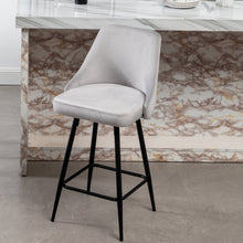 Load image into Gallery viewer, BTExpert Afia Upholstered Modern Barstool Stool Bar Chair