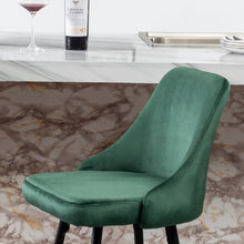 Load image into Gallery viewer, BTExpert Faiza Velvet Geen Upholstered Modern Barstool Stool Bar Chair