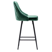Load image into Gallery viewer, BTExpert Faiza Velvet Geen Upholstered Modern Barstool Stool Bar Chair