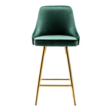 Load image into Gallery viewer, NEW TWO -Barstools Green Rahima Tufted Upholstered Modern Premium Stool Bar Chairs