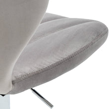 Load image into Gallery viewer, Premium Nedaa Velvet Modern Upholstered Dining Adjustable Height 36-44" High Back Stool Bar Chairs, Set of 2 Pack Grey Velvet