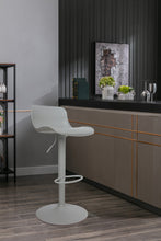Load image into Gallery viewer, Bar Stools Set of 2 for Kitchen Counter Adjustable Counter Height, Tall Barstools Kitchen Island Stools, Gray, with Cushion