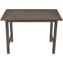 Load image into Gallery viewer, TOPMAX Farmhouse 5-Piece Wood Dining Table Set for 4, Kitchen Furniture Set with 4 Upholstered Dining Chairs for Small Places, Gray Table+Gray Chair