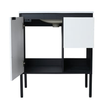 Load image into Gallery viewer, 30 Inch Bathroom Vanity with Ceramic Sink,30x18