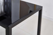Load image into Gallery viewer, 1+4 dining table and chair set,dining room,office,black color