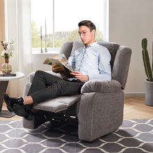 Load image into Gallery viewer, Orisfur. Linen fabric Heated Massage Recliner Sofa Ergonomic Lounge with 8 Vibration Points