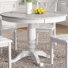 Load image into Gallery viewer, Orisfur. 5 Pieces Dining Table and Chairs Set for 4 Persons, Kitchen Room Solid Wood Table with 4 Chairs