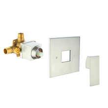 Load image into Gallery viewer, 10 Inch Rain Shower Head System Shower Combo Set Bathroom Wall Mount Mixer Shower Faucet Rough-In Valve and Shower Arm Included