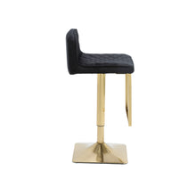 Load image into Gallery viewer, SUPERJARE Bar Stools - Swivel Barstool Chairs with Back, Modern Pub Kitchen Counter Height,velvet