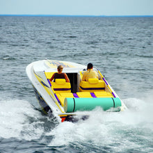 Load image into Gallery viewer, 18 x 6 FT Floating Water Mat Foam Pad Lake Floats Lily Pad, 3-Layer XPE Water Pad with Storage Straps for Adults Outdoor Water Activities