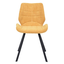 Load image into Gallery viewer, Fabric Dining Chairs, Yellow (Set of 2)