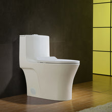 Load image into Gallery viewer, 1.28 GPM (Water Efficient) One-Piece Elongated Toilet, Soft Close Seat Included (cUPC Approved) - 28"x15"x28"