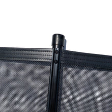 Load image into Gallery viewer, 12x4 Ft Outdoor Pool Fence With Section Kit,Removable Mesh Barrier,For Inground Pools,Garden And Patio,Black