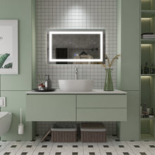 Load image into Gallery viewer, 40 x 24 inch LED Bathroom Vanity Mirror Superslim Dimmable Anti Fog