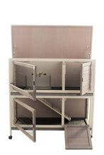 Load image into Gallery viewer, Wooden Pet House With wheels RH430