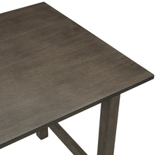 Load image into Gallery viewer, TOPMAX Farmhouse 5-Piece Wood Dining Table Set for 4, Kitchen Furniture Set with 4 Upholstered Dining Chairs for Small Places, Gray Table+Gray Chair