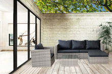 Load image into Gallery viewer, 4pcs patio sets