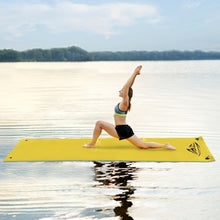 Load image into Gallery viewer, 18 x 6 FT Floating Water Mat Foam Pad Lake Floats Lily Pad, 3-Layer XPE Water Pad with Storage Straps for Adults Outdoor Water Activities