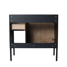 Load image into Gallery viewer, 36 Inch Bathroom Vanity with Ceramic Sink,36x18