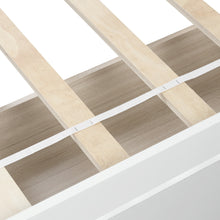 Load image into Gallery viewer, Twin Platform Storage Bed Wood Bed Frame with Two Drawers and Headboard, White (Previous SKU: SF000062KAA)